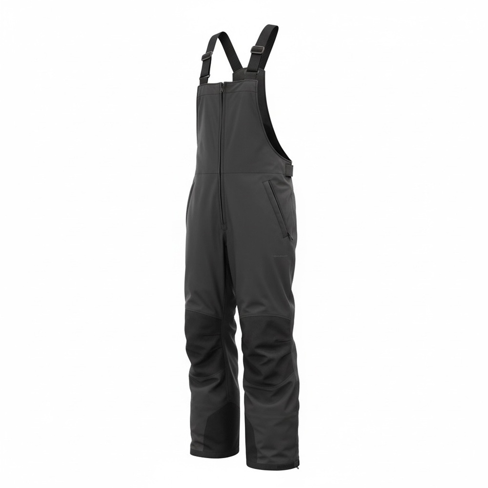 Kids Black Snow Bib
